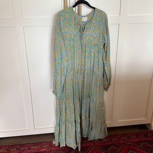 Maelu block print dress